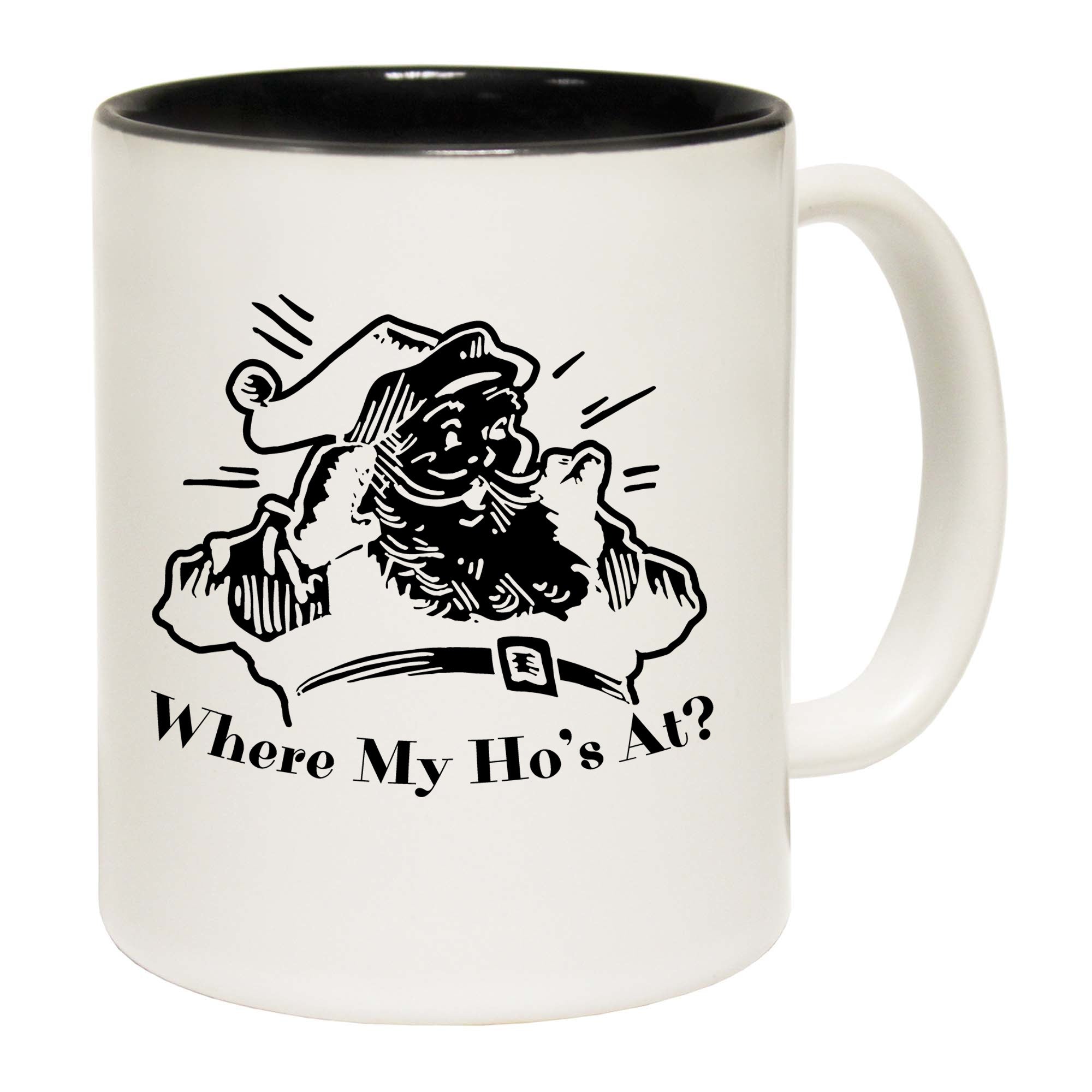 Christmas Where My Hos At - Funny Coffee Mug