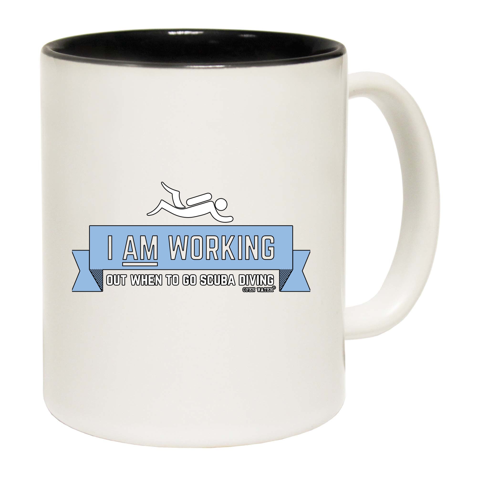 Ow I Am Working Out Scuba Diving - Funny Coffee Mug