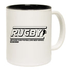 Uau Rugby Because Even Footballers Need Heroes - Funny Coffee Mug