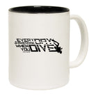 Ow Everyday Awesome When You Dive - Funny Coffee Mug