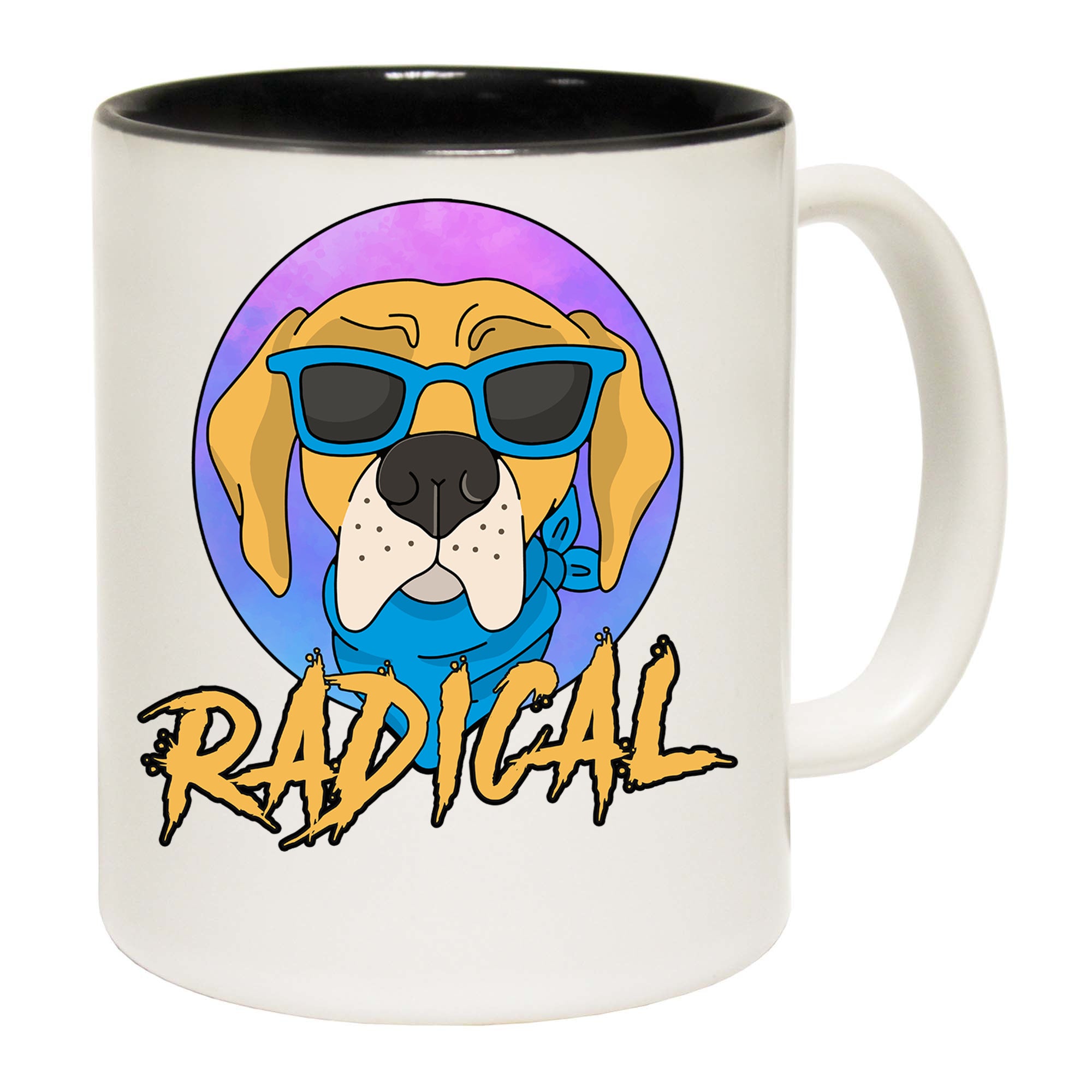 Radical Dog Dogs Pet Animal - Funny Coffee Mug