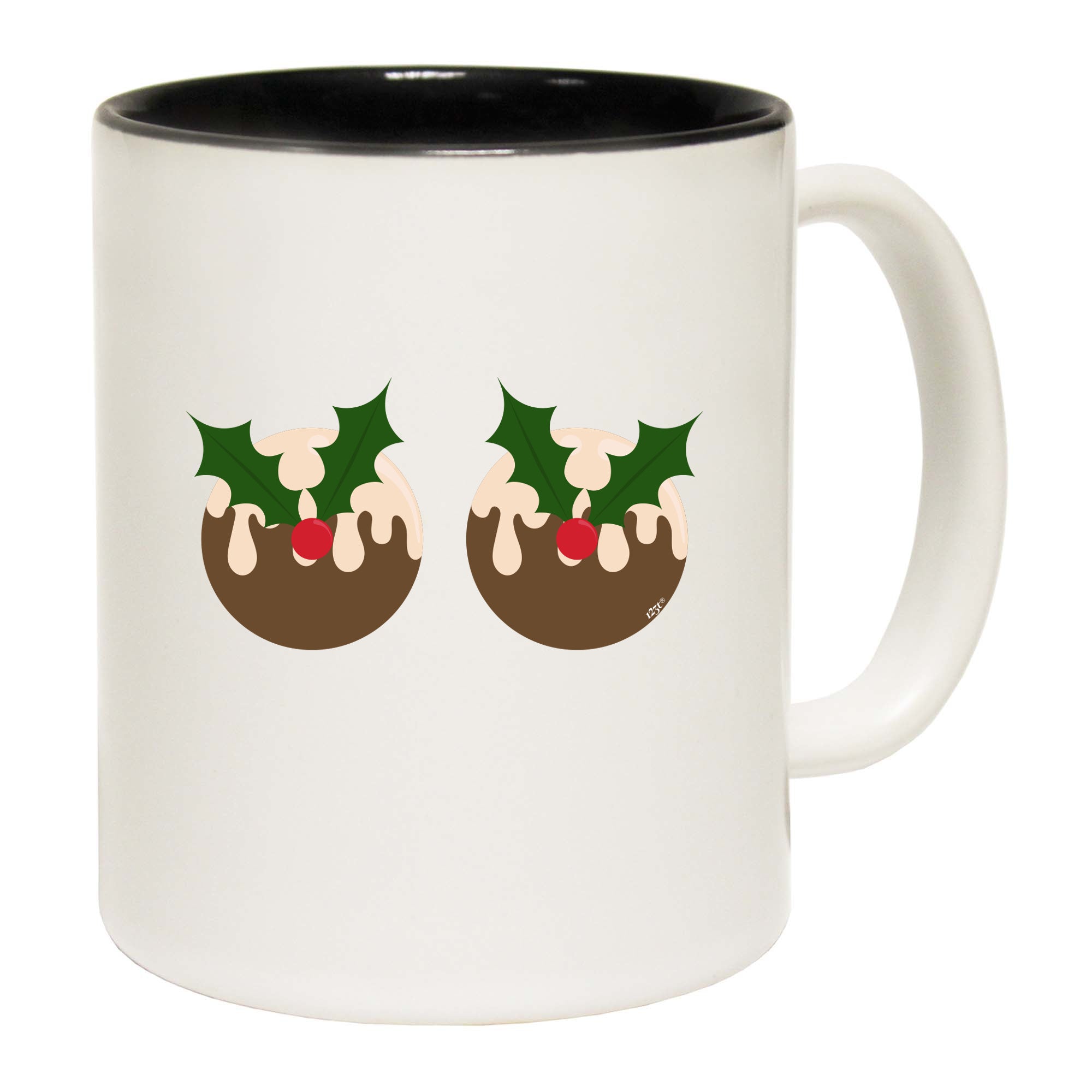 Christmas Pudding B  Bie - Funny Coffee Mug