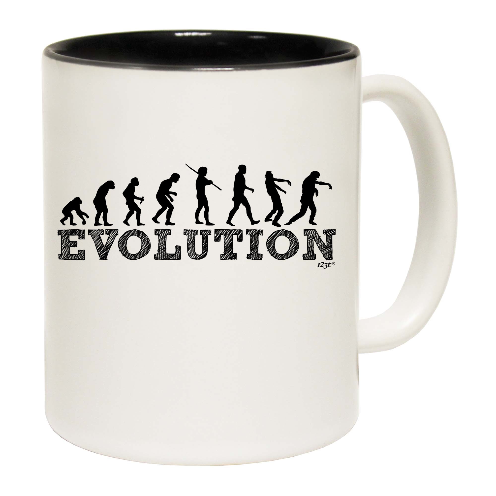 Evolution Zombies - Funny Coffee Mug Cup