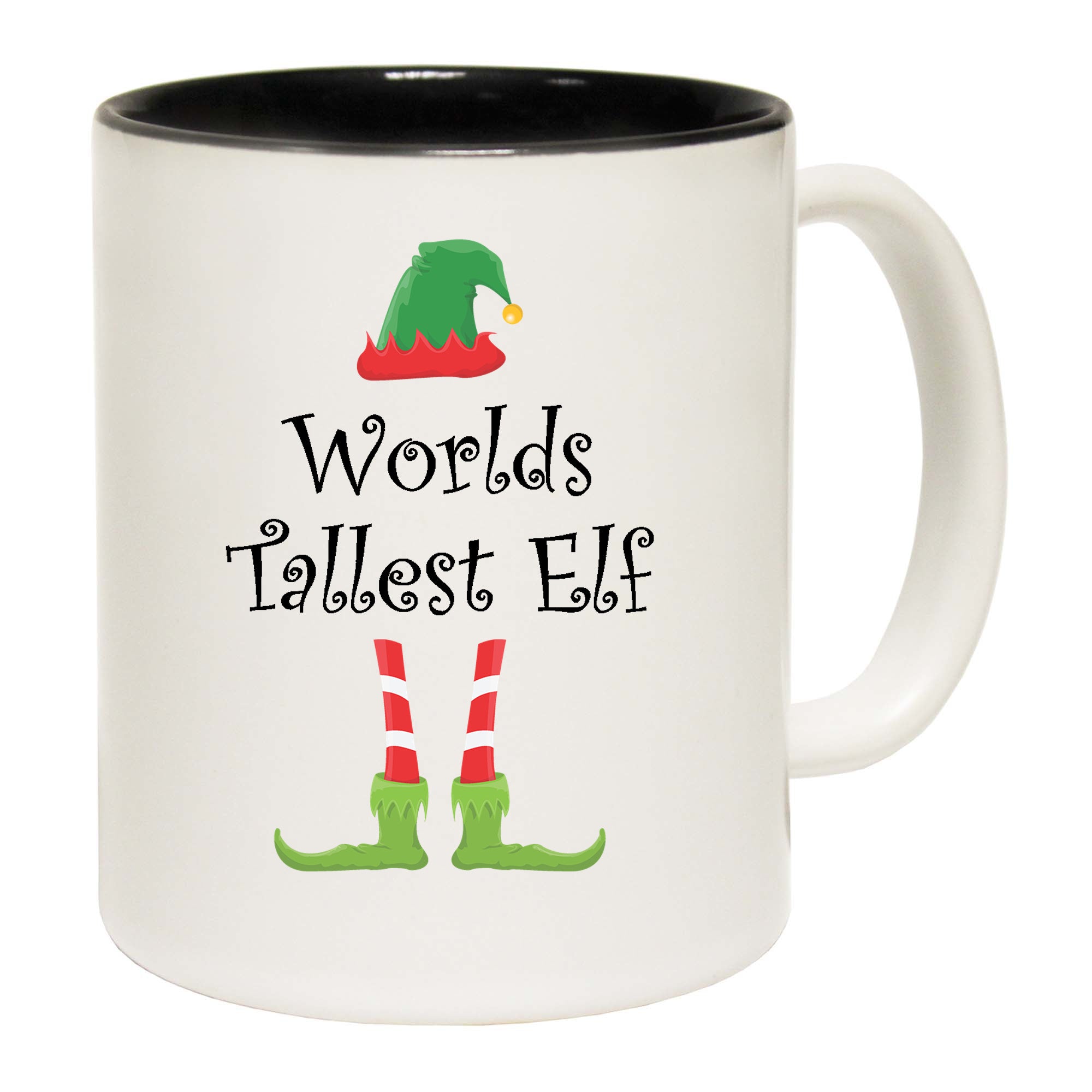 Christmas Worlds Tallest Elf - Funny Coffee Mug