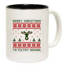 Merry Christmas Ya Filty Animal Jumper - Funny Coffee Mug