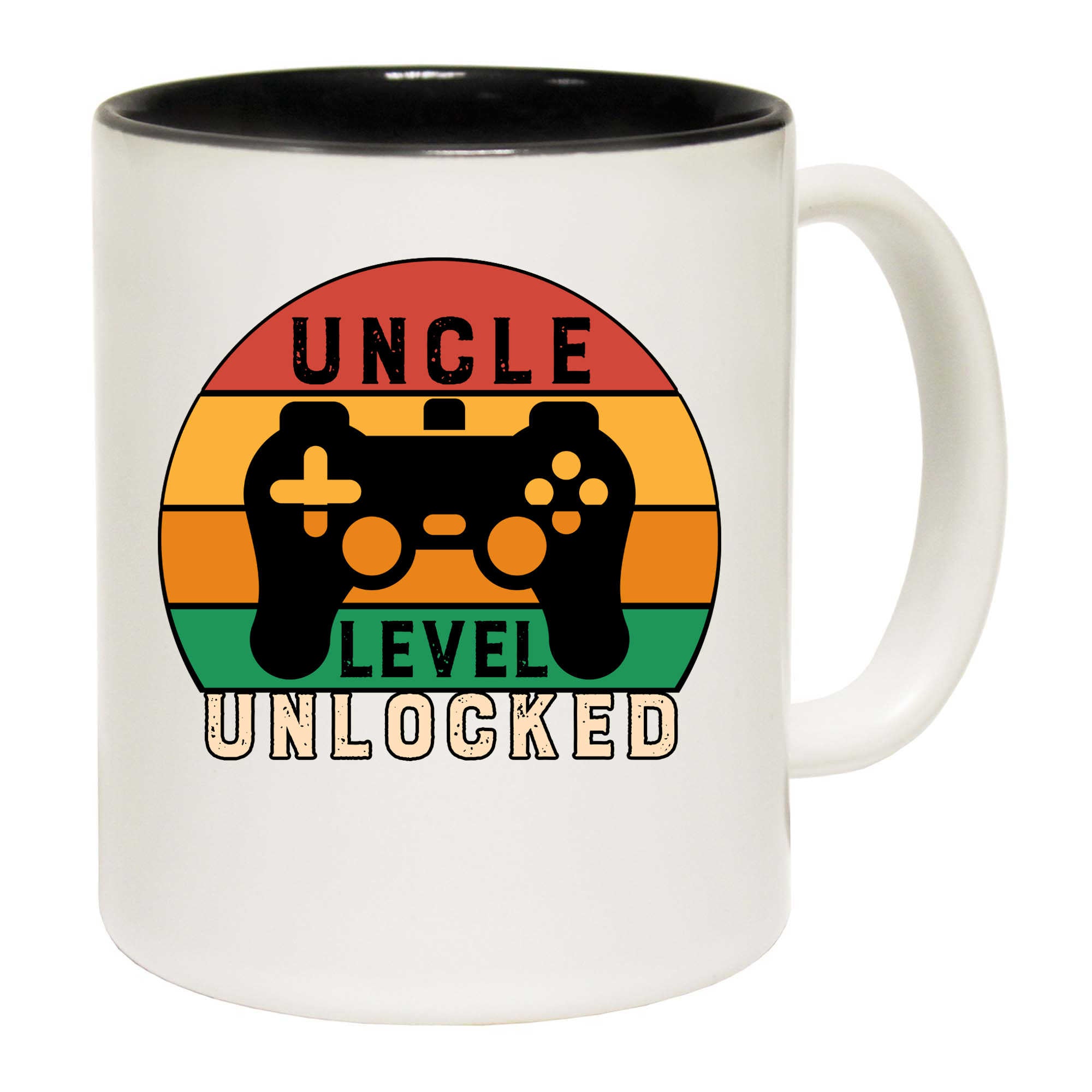 Uncle Level Unlocked Gamer Video Games - Funny Coffee Mug