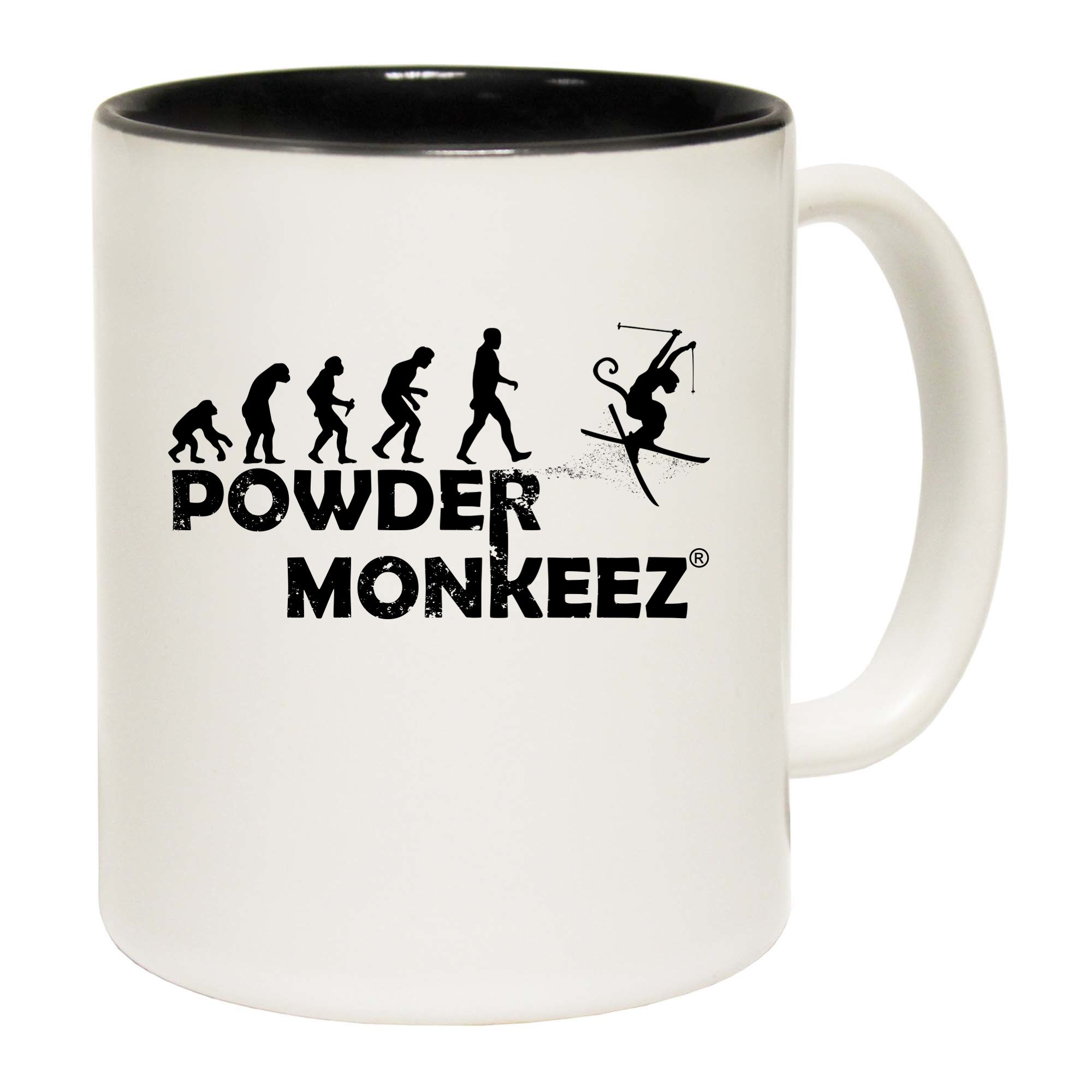 Pm Powder Monkeez Evolution - Funny Coffee Mug