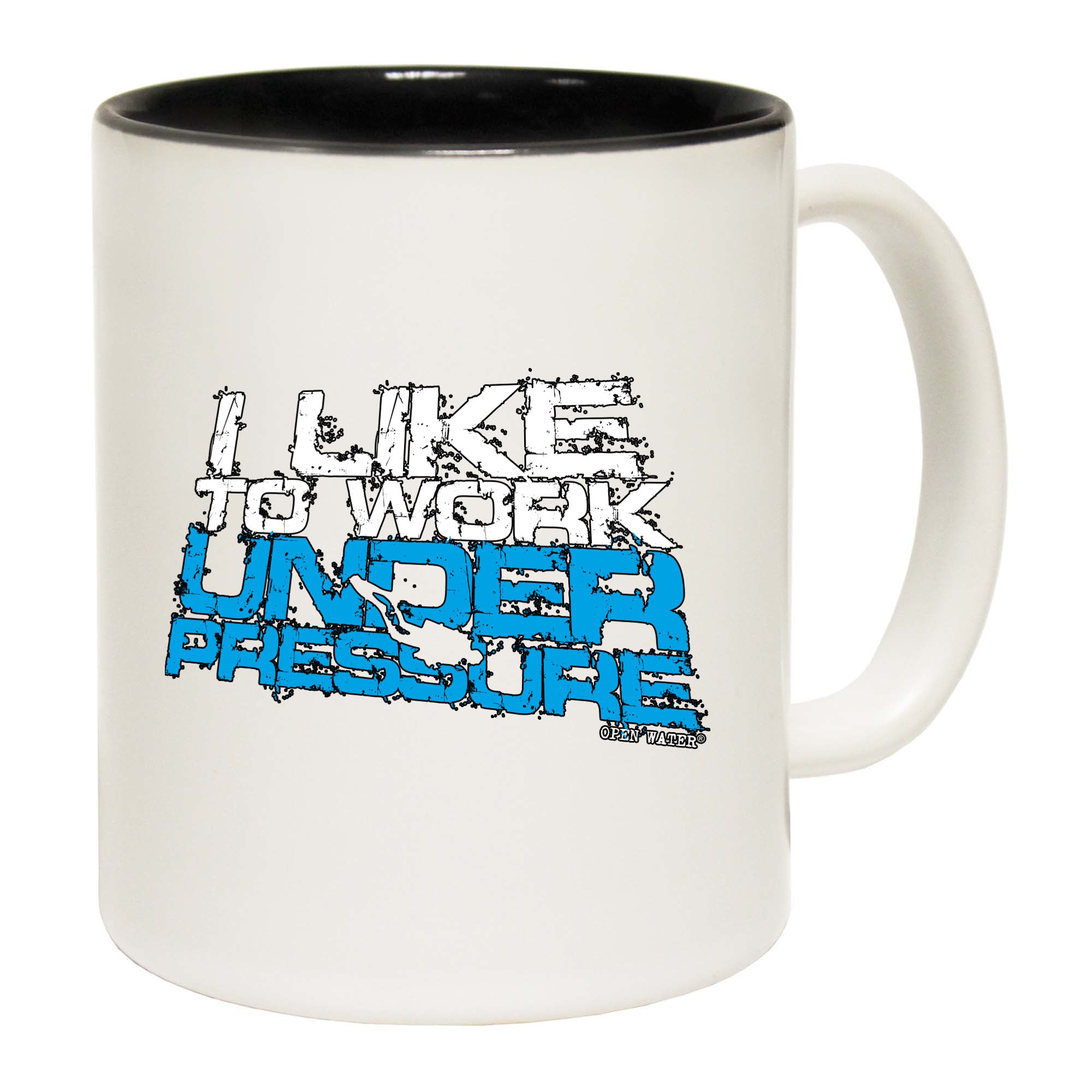 Ow I Like To Work Under Pressure - Funny Coffee Mug