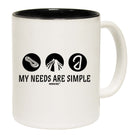 My Needs Are Simple Rock Climbing - Funny Coffee Mug