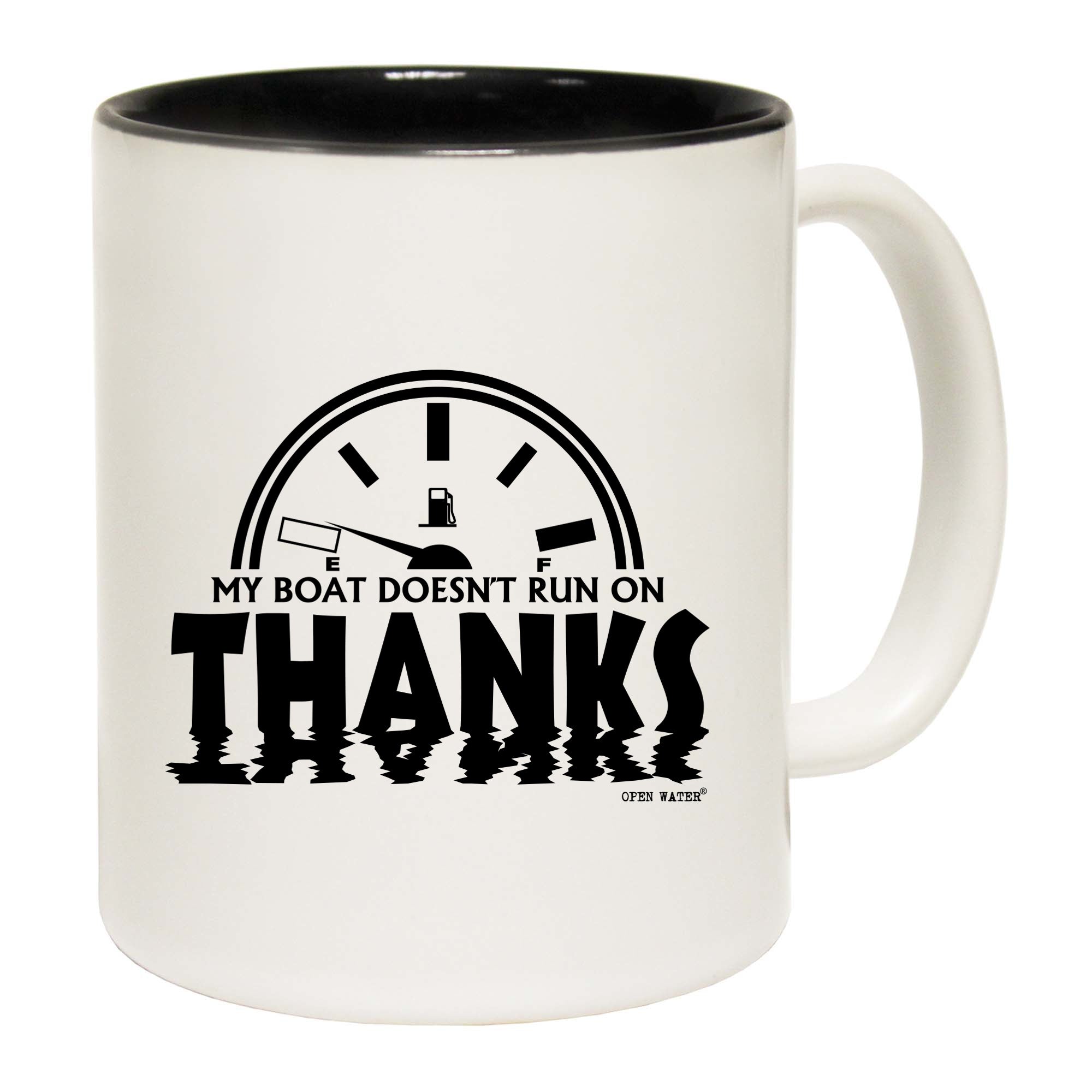 Ow My Boat Doesnt Run Thanks - Funny Coffee Mug