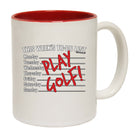 Oob This Weeks To Do List Play Golf - Funny Coffee Mug