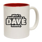 What A Difference A Dave Makes - Funny Coffee Mug