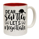 Christmas Dear Santa Lets Neotiate - Funny Coffee Mug