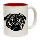 Pug Head Dog - Funny Coffee Mug