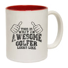 Oob This Is What An Awesome Golfer Loooks Like - Funny Coffee Mug