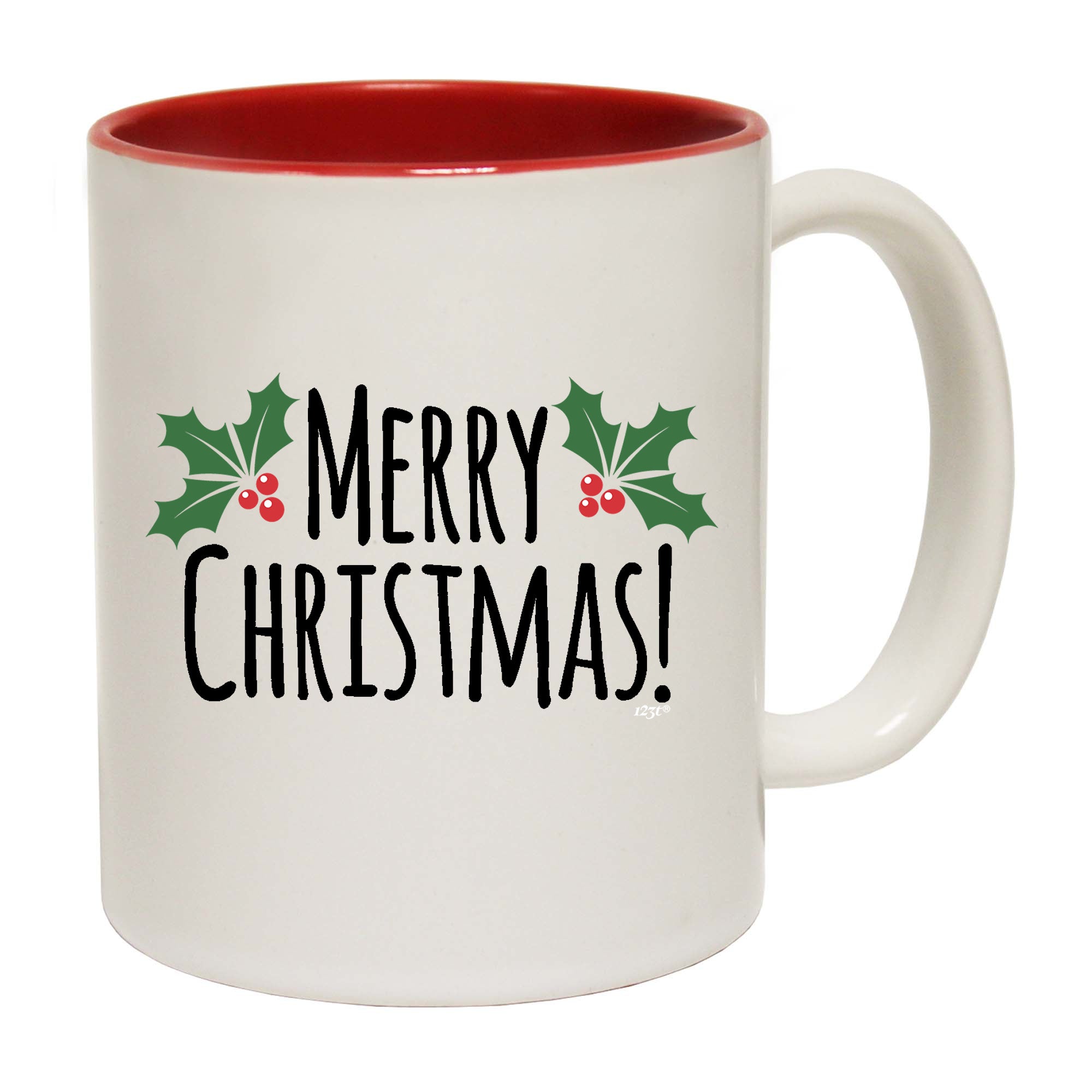 Christmas Merry Christmas Holly - Funny Coffee Mug