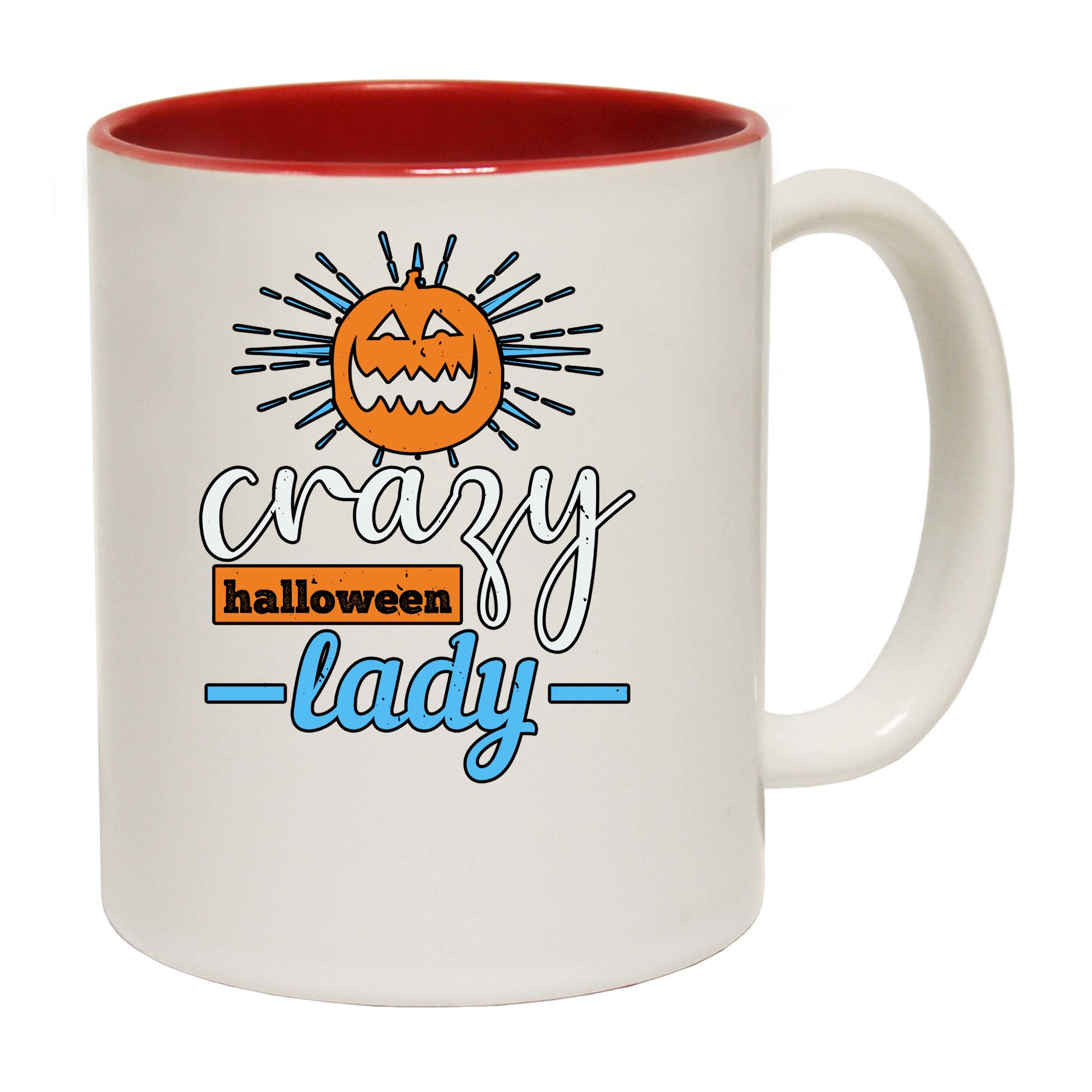 Crazy Halloween Lady - Funny Coffee Mug