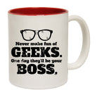 Never Make Fun Of Geeks - Funny Coffee Mug