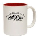 Pm My Smile Follows The Fall Line - Funny Coffee Mug