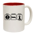 Pb Eat Sleep Yoga - Funny Coffee Mug