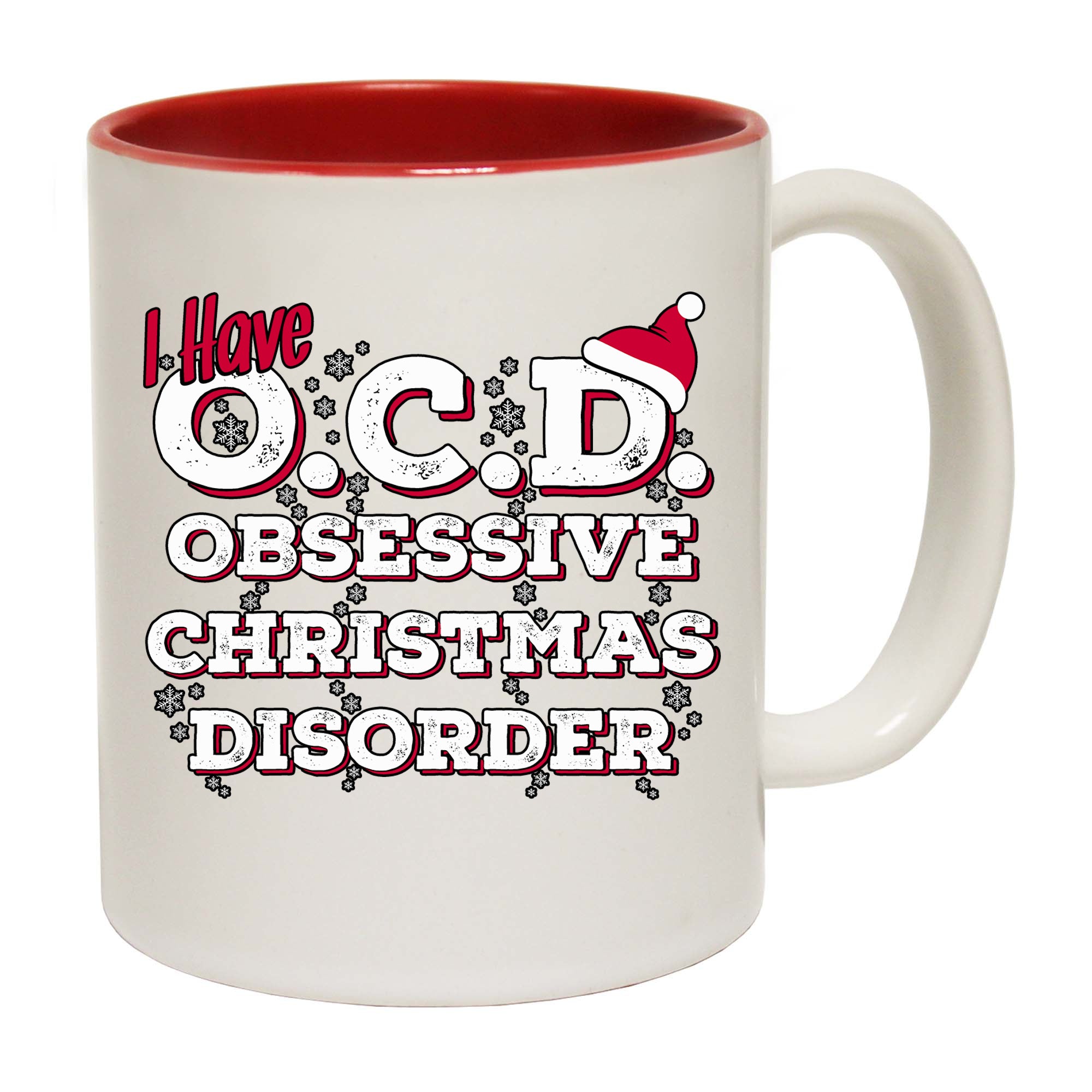 Christmas I Have Ocd Obsessive Christmas Disorder - Funny Coffee Mug