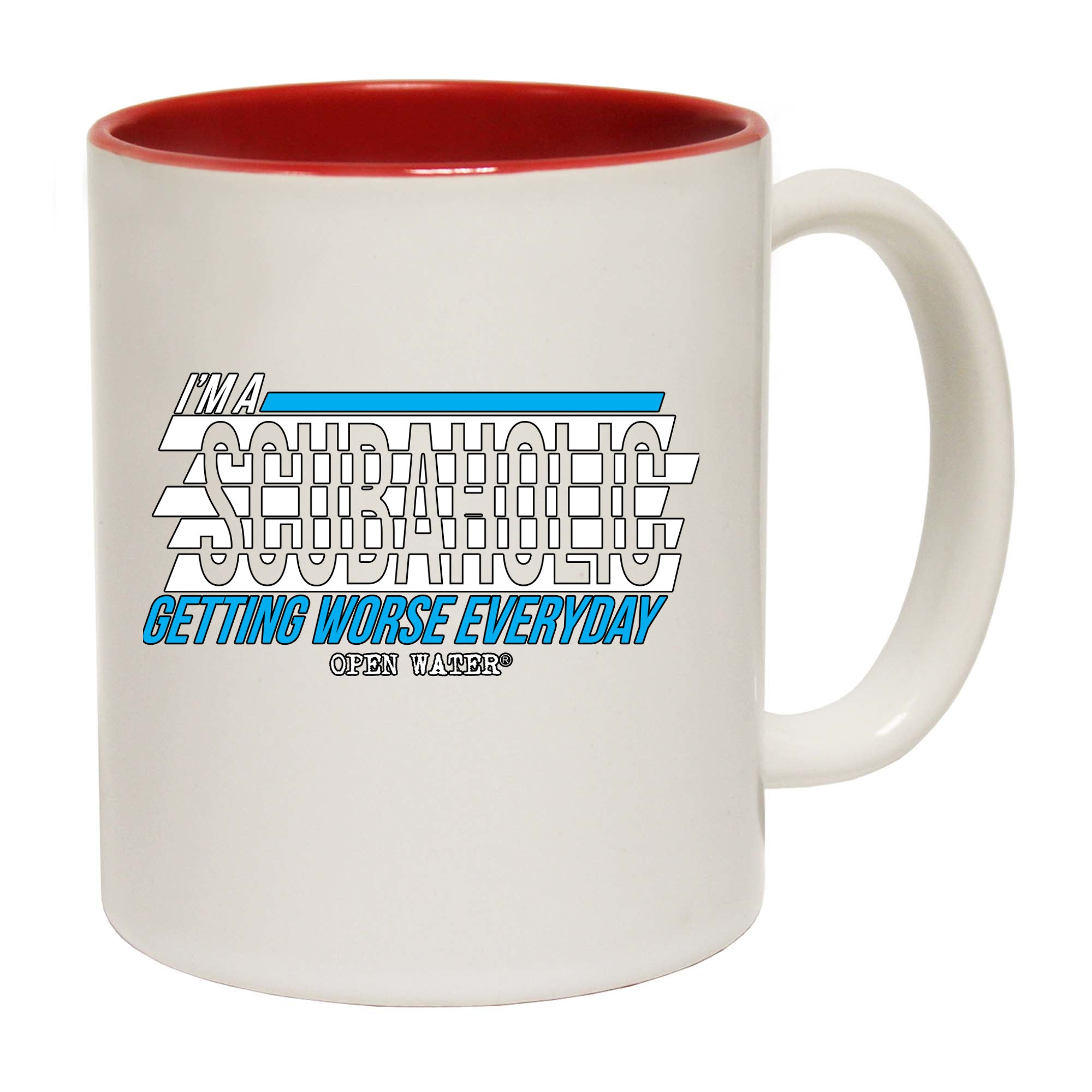 Ow Im A Scubaholic - Funny Coffee Mug