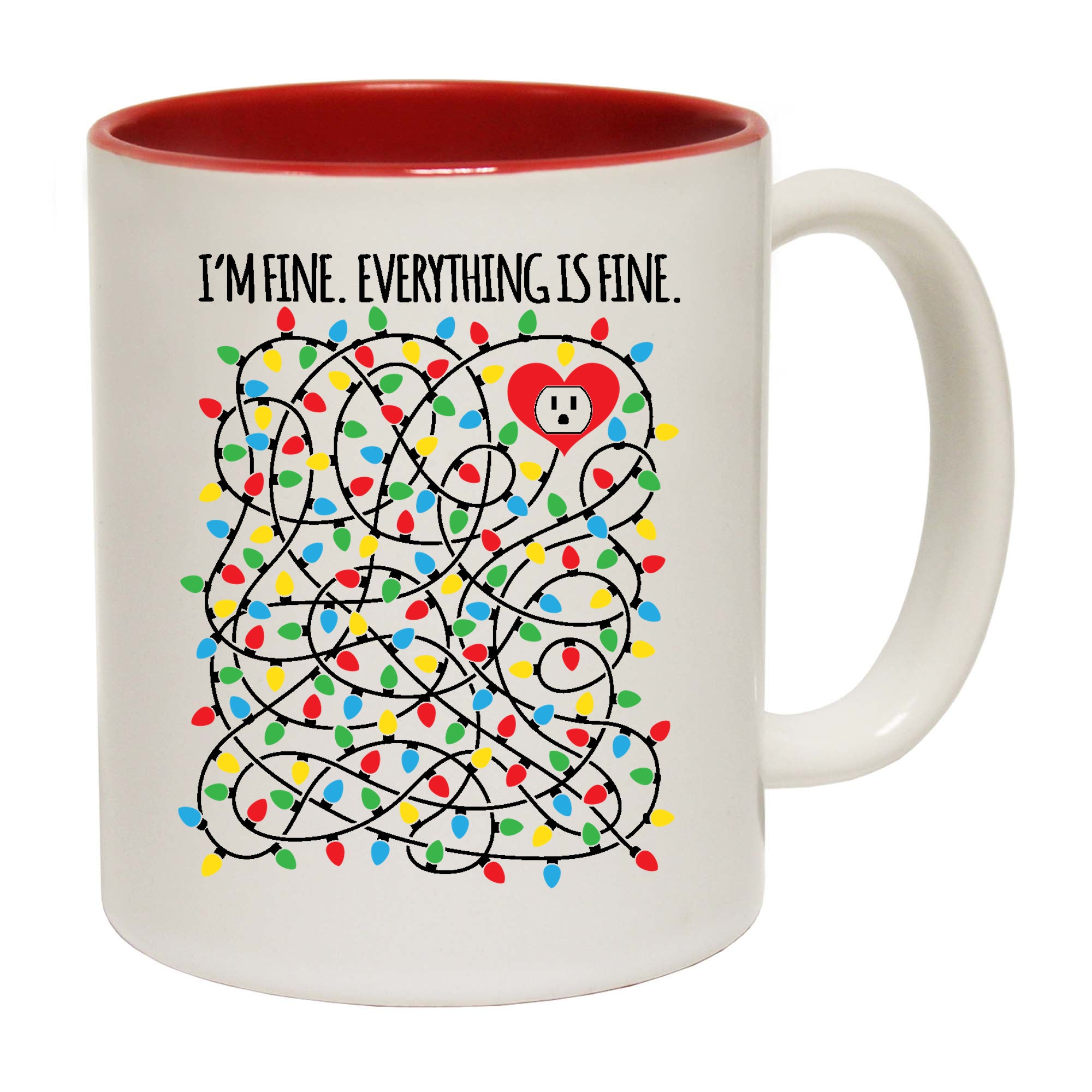 Christmas Lights Im Fine - Funny Coffee Mug