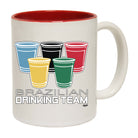 Brazilian Drinking Team Glasses - Funny Coffee Mug Cup