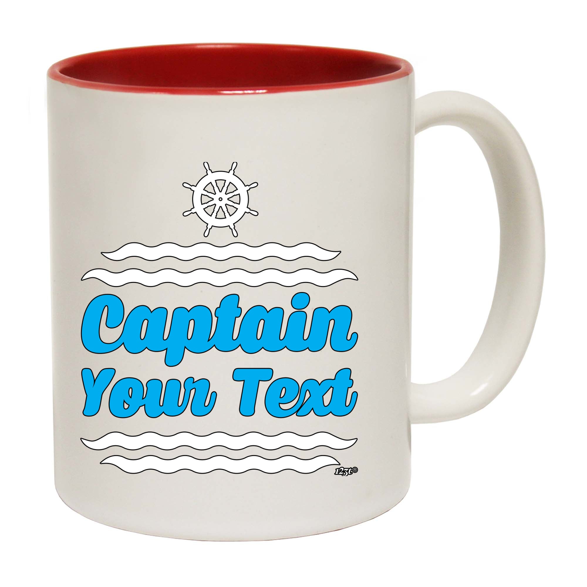 Captain Your Text Personalised - Funny Coffee Mug Cup