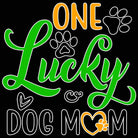 One Lucky Dog Mum Puppy Trainer - Mens 123t Funny T-Shirt Tshirts