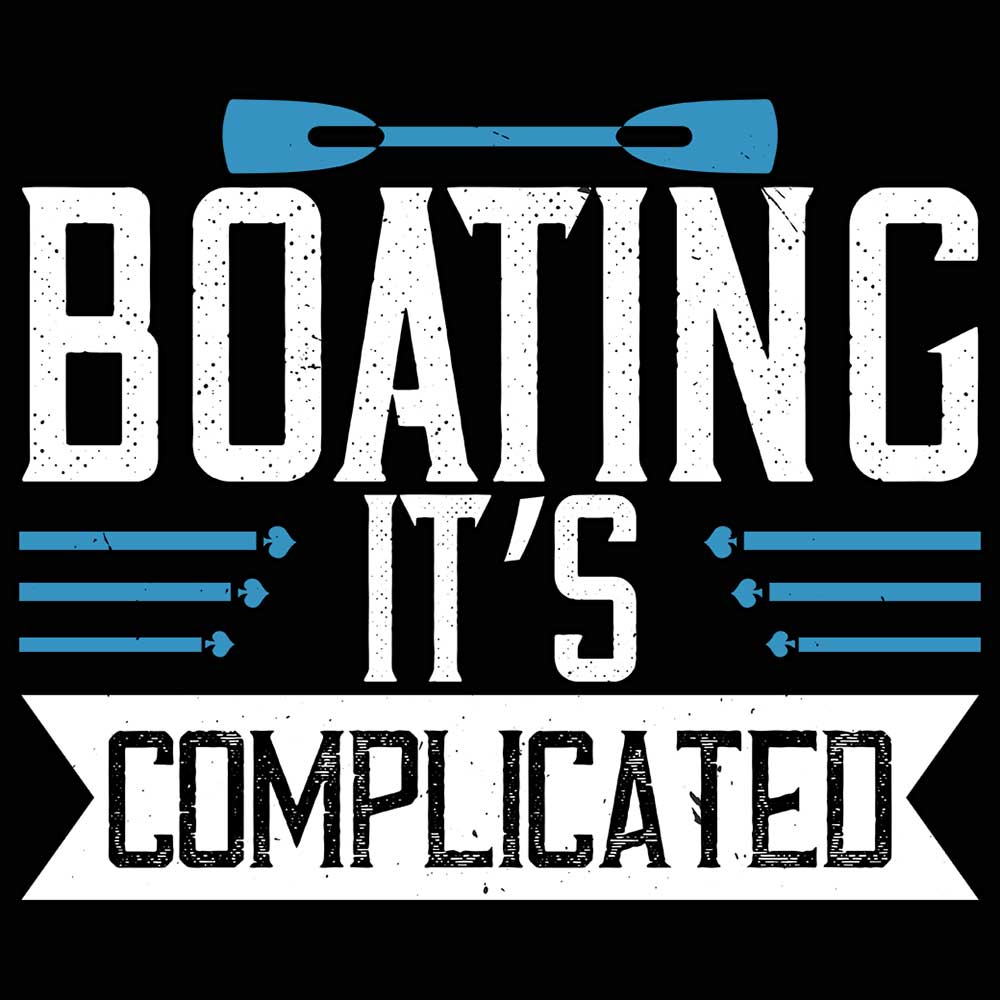 Sailing Boating Its Complicated - Mens 123t Funny T-Shirt Tshirts