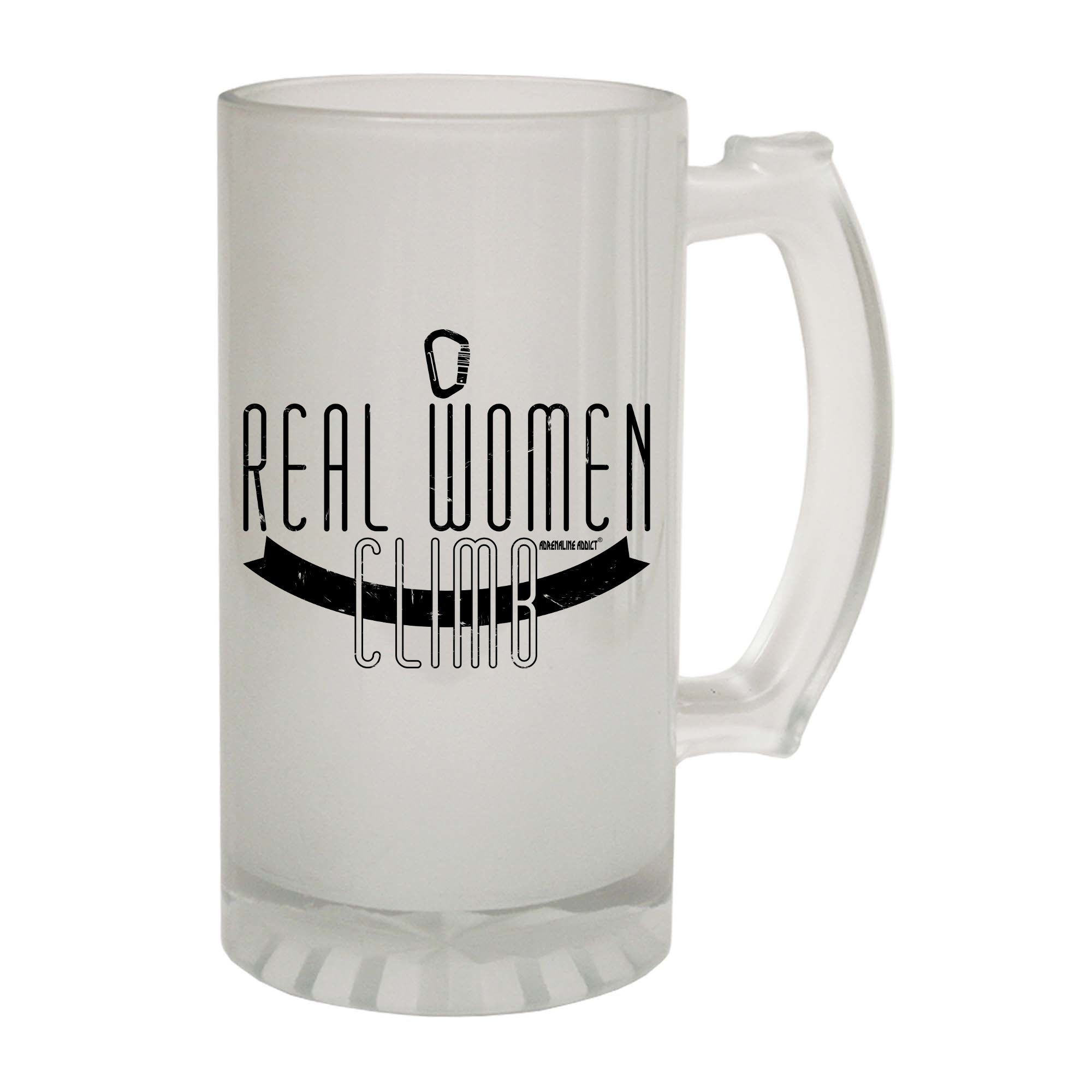 Aa Real Women Climb - Funny Beer Stein