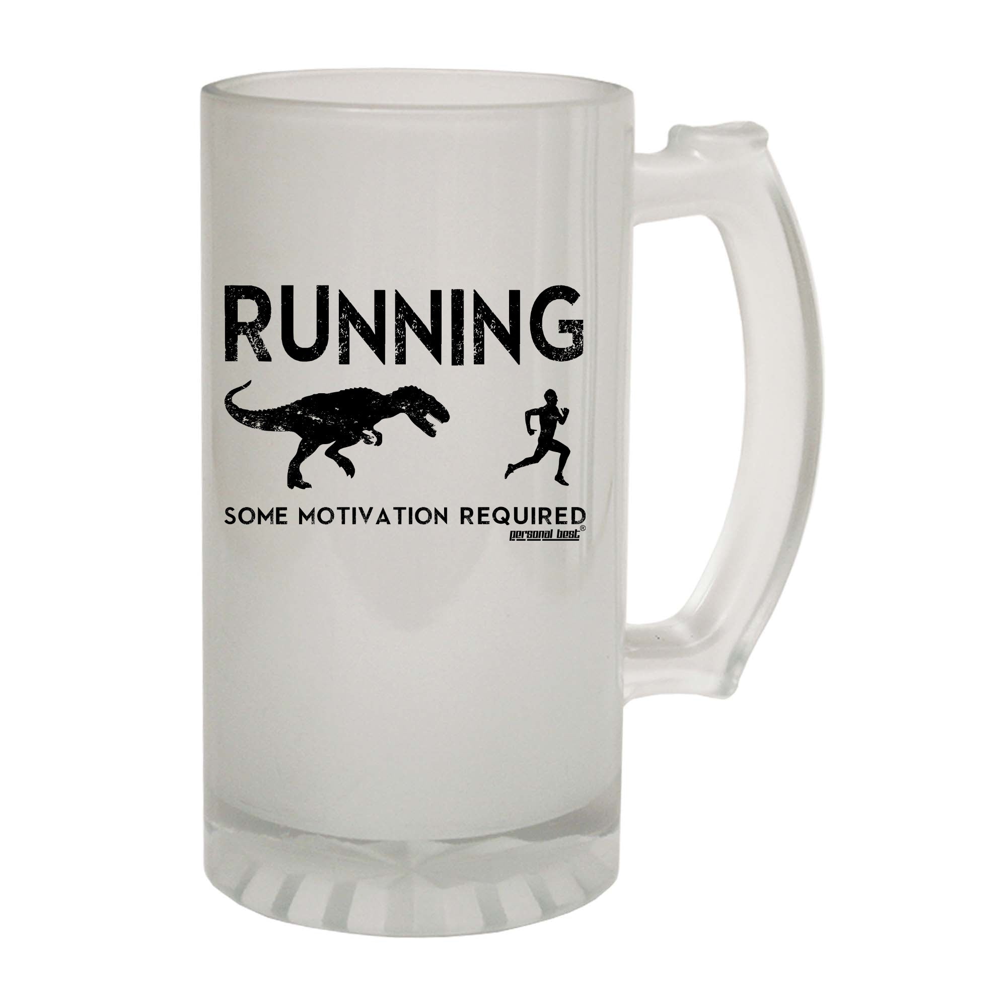 Pb Running Some Motivation Required - Funny Beer Stein