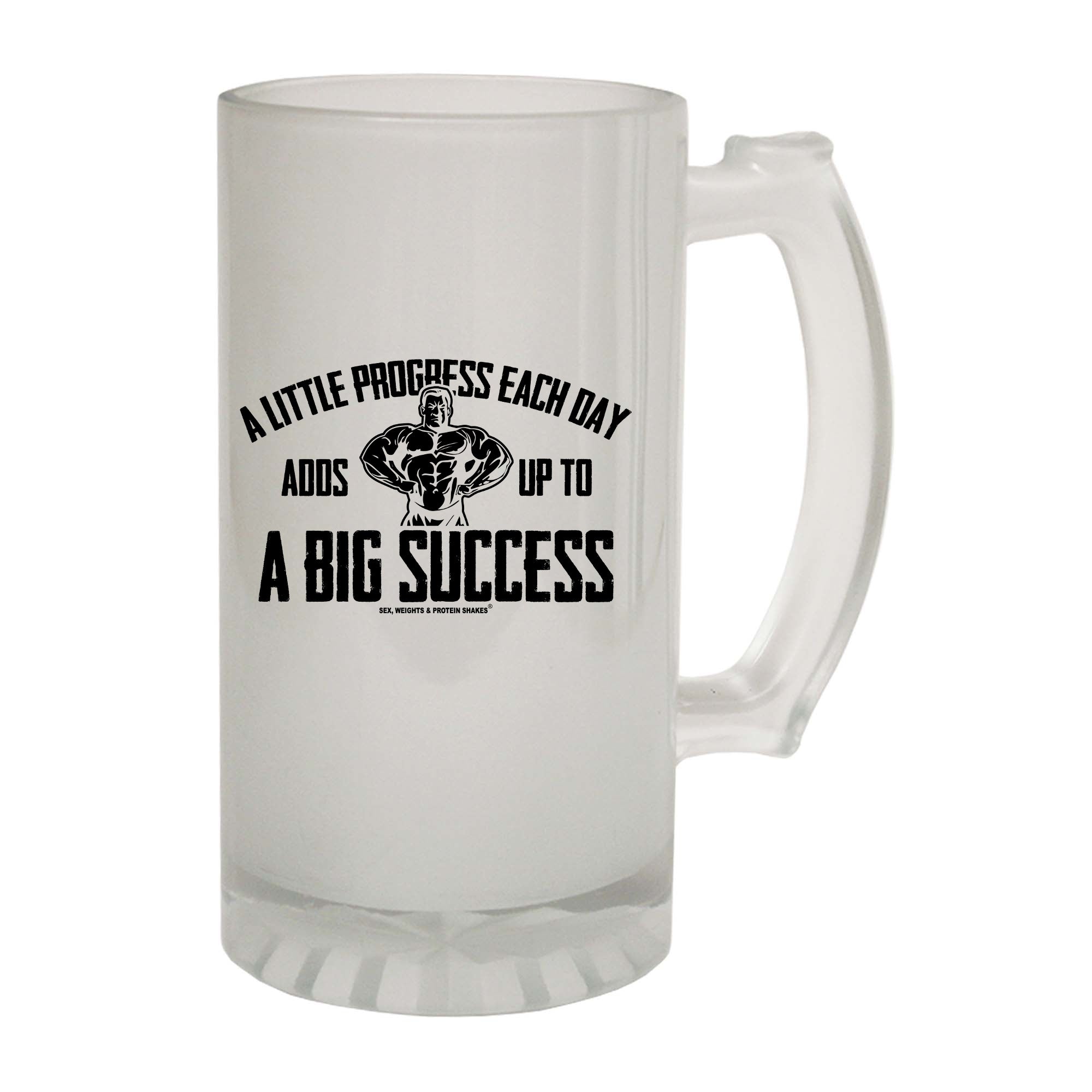 Swps A Little Progress Each Day - Funny Beer Stein