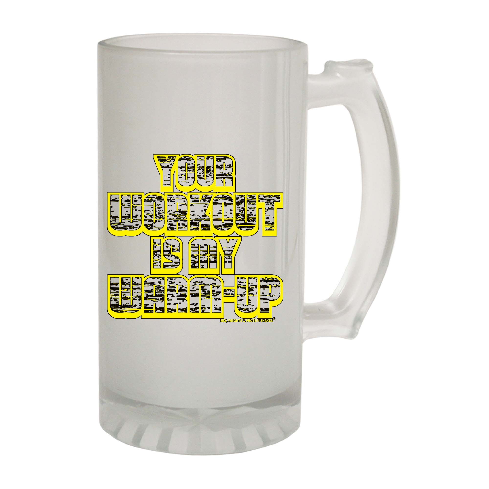 Swps Your Workout My Warm Up - Funny Beer Stein