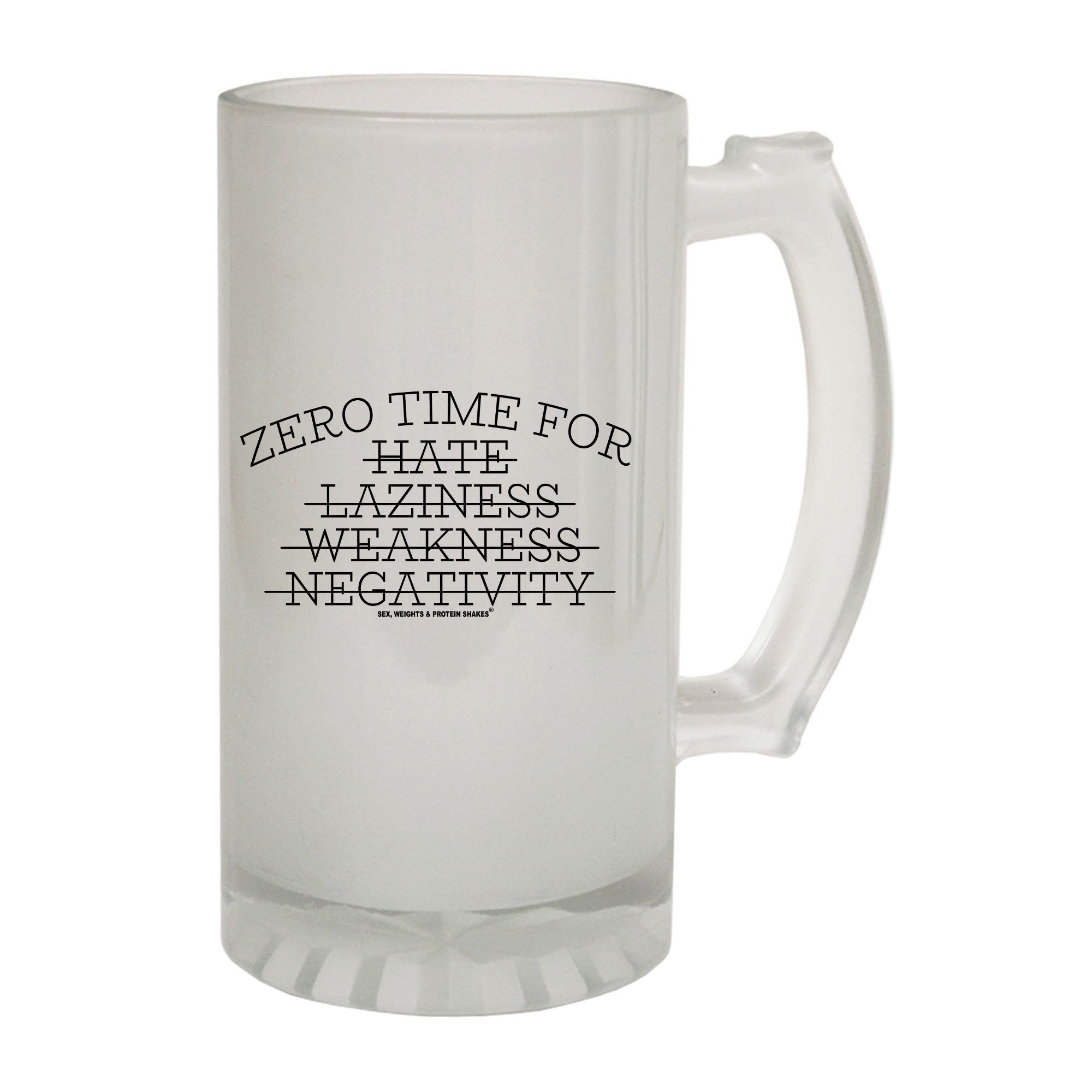 Swps Zero Time For Hate Laziness - Funny Beer Stein