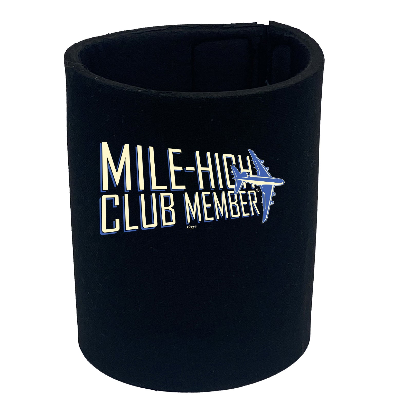 Mile High Club Member 2 Colour - Funny Stubby Holder