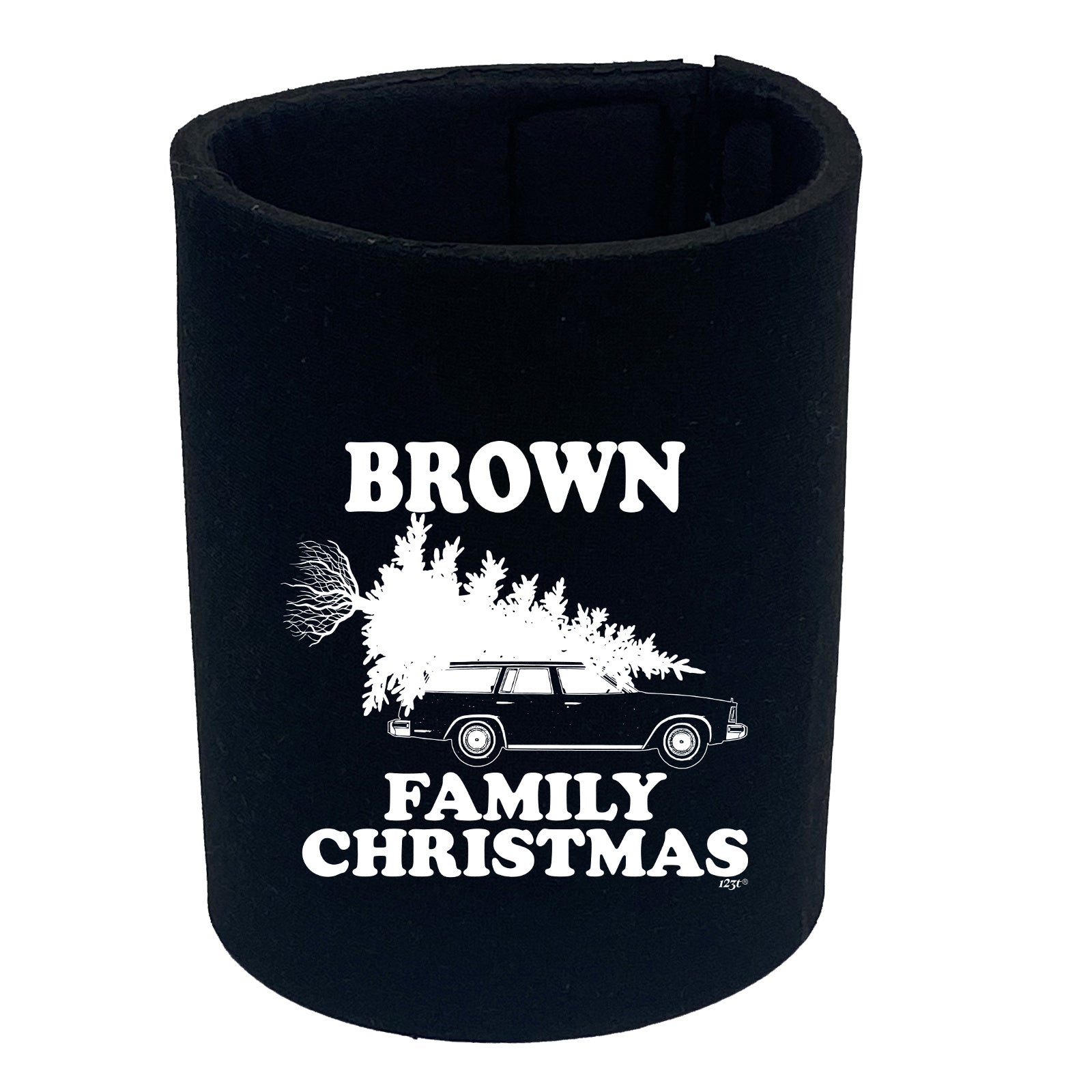 Family Christmas Brown - Funny Stubby Holder