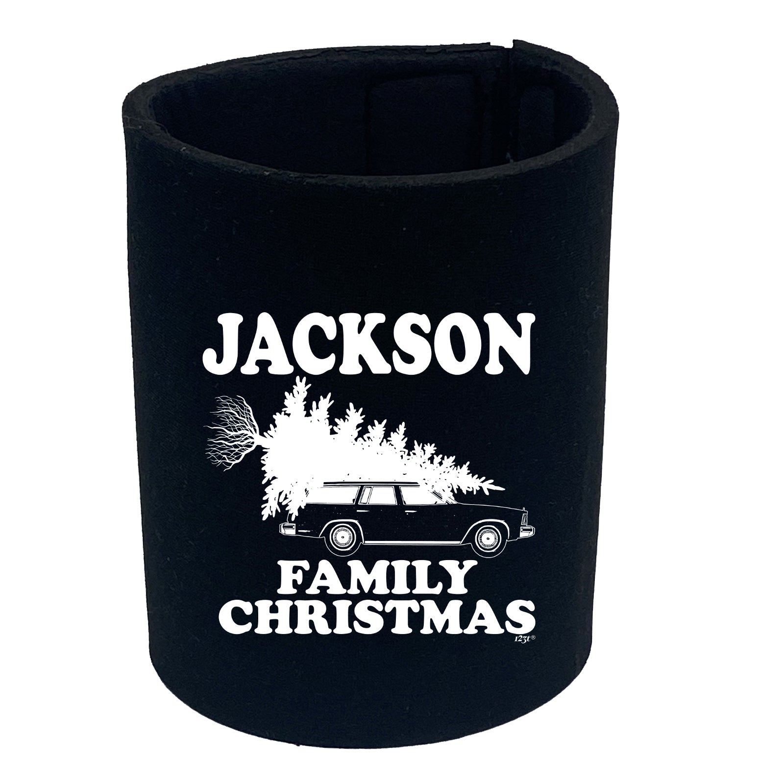 Family Christmas Jackson - Funny Stubby Holder