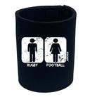 Uau Rugby Football - Funny Stubby Holder