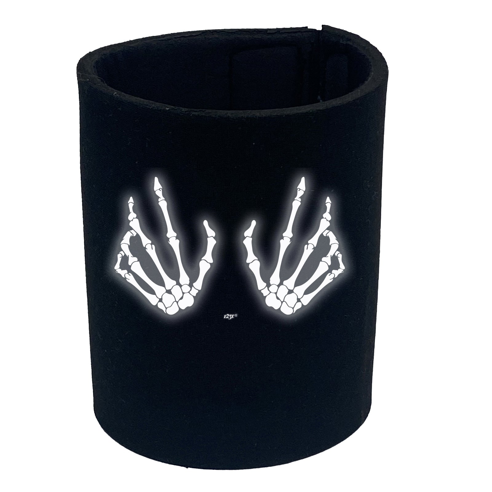 Skeleton Hands Halloween - Funny Stubby Holder