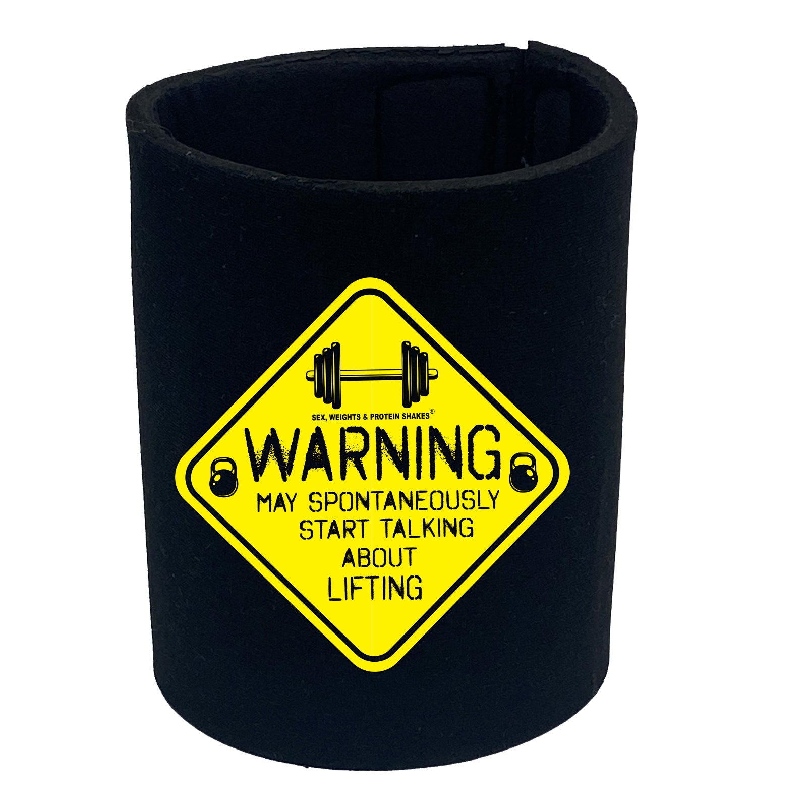 Swps Warning Start Talking Lifting - Funny Stubby Holder