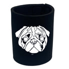 Pug Head Dog - Funny Stubby Holder