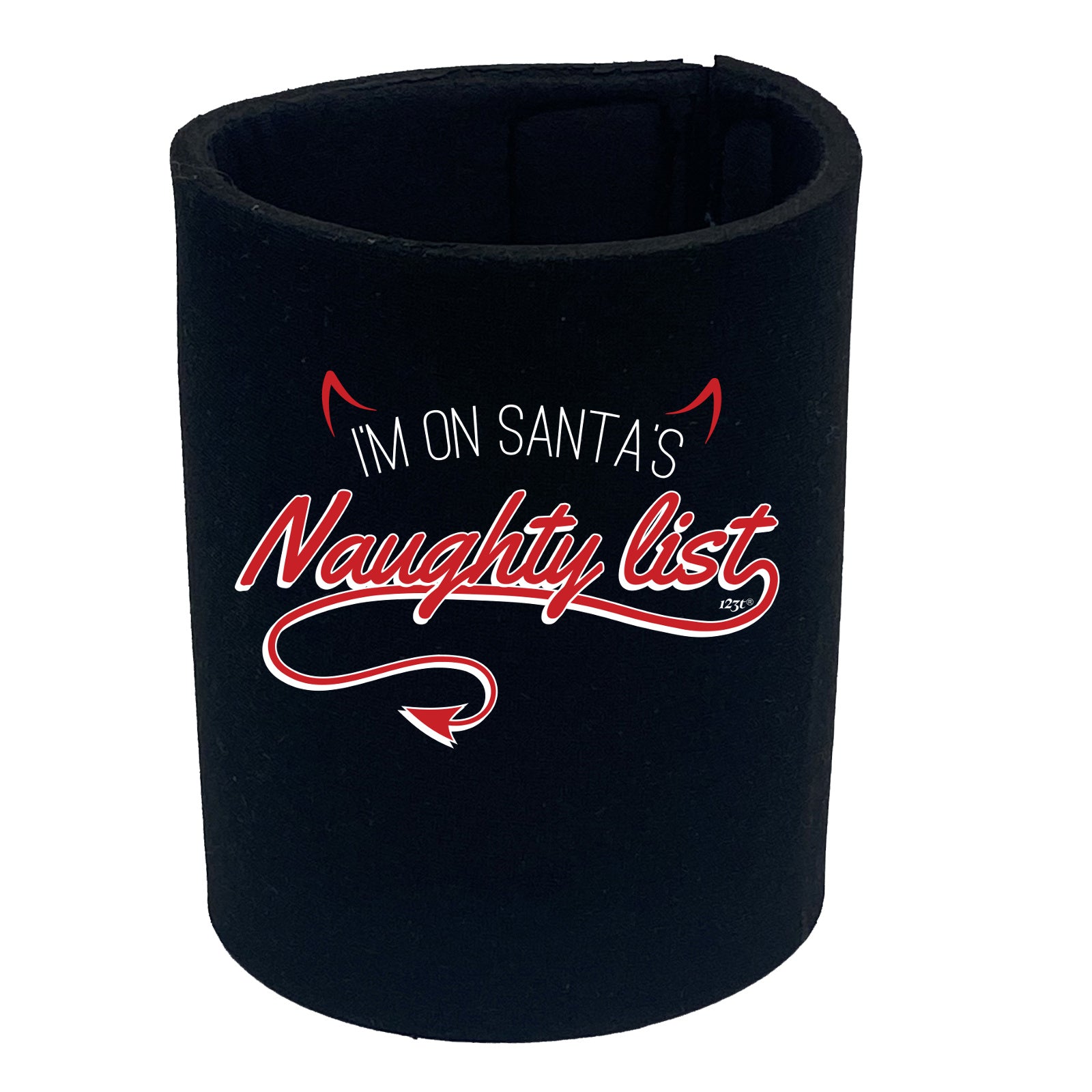 Im On Santas Naughty List Christmas - Funny Stubby Holder