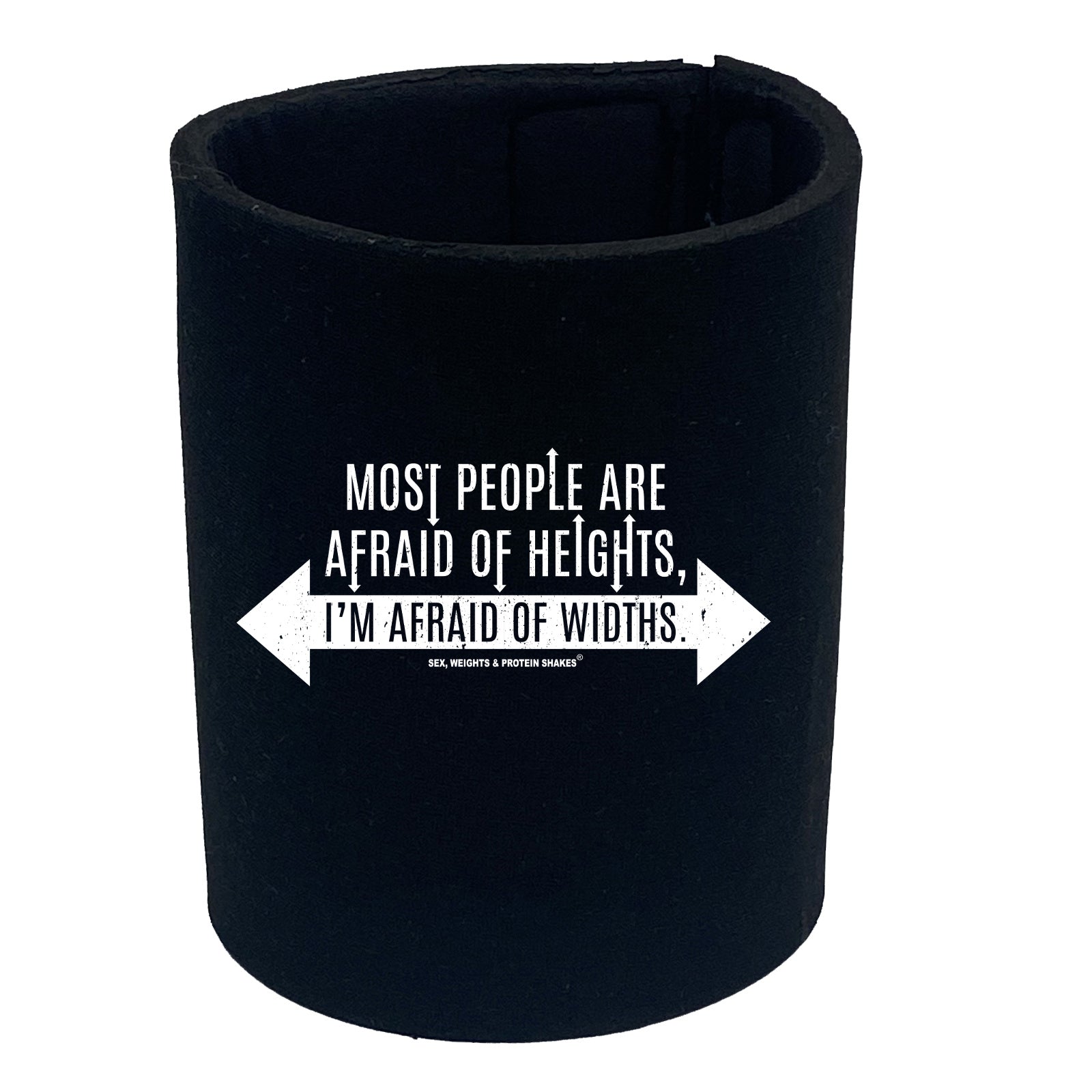 Swps Most People Afraid Heights - Funny Stubby Holder